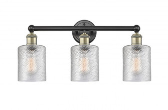 Cobbleskill - 3 Light - 23 inch - Black Antique Brass - Bath Vanity Light (3442|616-3W-BAB-G112)