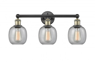 Belfast - 3 Light - 24 inch - Black Antique Brass - Bath Vanity Light (3442|616-3W-BAB-G104)
