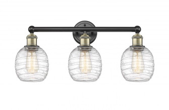 Belfast - 3 Light - 24 inch - Black Antique Brass - Bath Vanity Light (3442|616-3W-BAB-G1013)