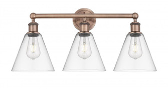Berkshire - 3 Light - 26 inch - Antique Copper - Bath Vanity Light (3442|616-3W-AC-GBC-82)
