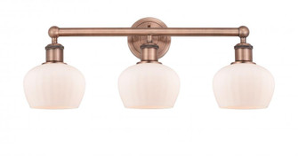 Fenton - 3 Light - 25 inch - Antique Copper - Bath Vanity Light (3442|616-3W-AC-G91)
