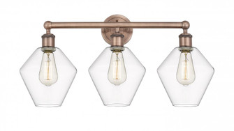Cindyrella - 3 Light - 26 inch - Antique Copper - Bath Vanity Light (3442|616-3W-AC-G652-8)