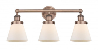 Cone - 3 Light - 24 inch - Antique Copper - Bath Vanity Light (3442|616-3W-AC-G61)