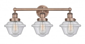 Oxford - 3 Light - 25 inch - Antique Copper - Bath Vanity Light (3442|616-3W-AC-G534)