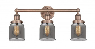 Bell - 3 Light - 23 inch - Antique Copper - Bath Vanity Light (3442|616-3W-AC-G53)