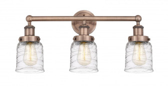 Bell - 3 Light - 23 inch - Antique Copper - Bath Vanity Light (3442|616-3W-AC-G513)