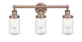 Dover - 3 Light - 23 inch - Antique Copper - Bath Vanity Light (3442|616-3W-AC-G314)