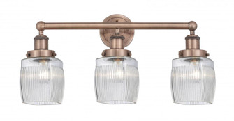 Colton - 3 Light - 24 inch - Antique Copper - Bath Vanity Light (3442|616-3W-AC-G302)