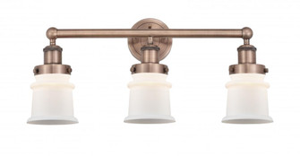 Canton - 3 Light - 23 inch - Antique Copper - Bath Vanity Light (3442|616-3W-AC-G181S)