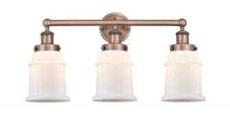 Canton - 3 Light - 24 inch - Antique Copper - Bath Vanity Light (3442|616-3W-AC-G181)