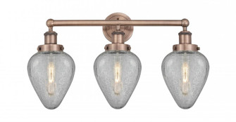 Geneseo - 3 Light - 25 inch - Antique Copper - Bath Vanity Light (3442|616-3W-AC-G165)