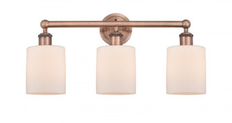 Cobbleskill - 3 Light - 23 inch - Antique Copper - Bath Vanity Light (3442|616-3W-AC-G111)