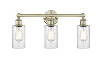Clymer - 3 Light - 22 inch - Antique Brass - Bath Vanity Light (3442|616-3W-AB-G802)