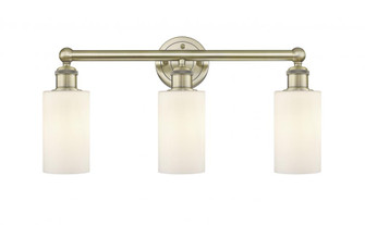 Clymer - 3 Light - 22 inch - Antique Brass - Bath Vanity Light (3442|616-3W-AB-G801)