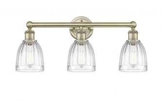 Brookfield - 3 Light - 24 inch - Antique Brass - Bath Vanity Light (3442|616-3W-AB-G442)