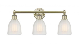 Brookfield - 3 Light - 24 inch - Antique Brass - Bath Vanity Light (3442|616-3W-AB-G441)