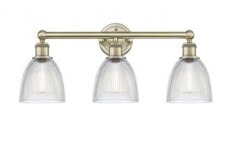 Castile - 3 Light - 24 inch - Antique Brass - Bath Vanity Light (3442|616-3W-AB-G382)