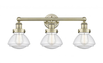 Olean - 3 Light - 25 inch - Antique Brass - Bath Vanity Light (3442|616-3W-AB-G324)
