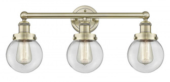 Beacon - 3 Light - 24 inch - Antique Brass - Bath Vanity Light (3442|616-3W-AB-G202-6)