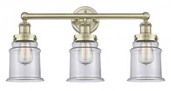 Canton - 3 Light - 24 inch - Antique Brass - Bath Vanity Light (3442|616-3W-AB-G182)