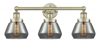 Fulton - 3 Light - 25 inch - Antique Brass - Bath Vanity Light (3442|616-3W-AB-G173)