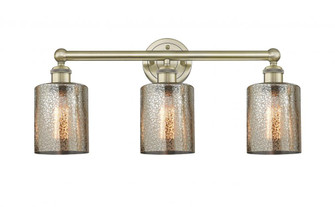 Cobbleskill - 3 Light - 23 inch - Antique Brass - Bath Vanity Light (3442|616-3W-AB-G116)