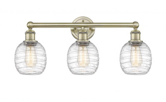 Belfast - 3 Light - 24 inch - Antique Brass - Bath Vanity Light (3442|616-3W-AB-G1013)