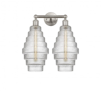 Cascade - 2 Light - 17 inch - Satin Nickel - Bath Vanity Light (3442|616-2W-SN-G672-8)