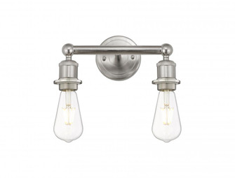 Edison - 2 Light - 11 inch - Satin Nickel - Bath Vanity Light (3442|616-2W-SN)