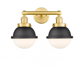 Edison - 2 Light - 16 inch - Satin Gold - Bath Vanity Light (3442|616-2W-SG-HFS-61-BK)