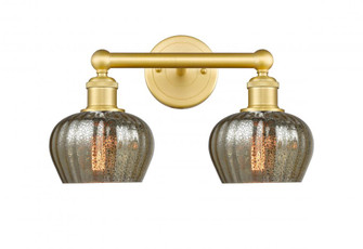 Fenton - 2 Light - 16 inch - Satin Gold - Bath Vanity Light (3442|616-2W-SG-G96)