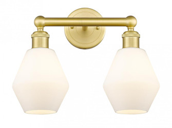 Cindyrella - 2 Light - 15 inch - Satin Gold - Bath Vanity Light (3442|616-2W-SG-G651-6)