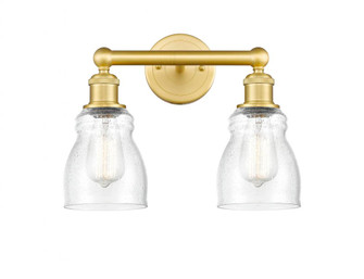 Ellery - 2 Light - 14 inch - Satin Gold - Bath Vanity Light (3442|616-2W-SG-G394)