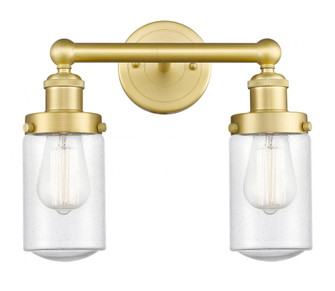 Dover - 2 Light - 14 inch - Satin Gold - Bath Vanity Light (3442|616-2W-SG-G314)