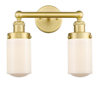 Dover - 2 Light - 14 inch - Satin Gold - Bath Vanity Light (3442|616-2W-SG-G311)