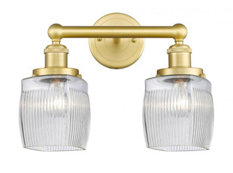 Colton - 2 Light - 15 inch - Satin Gold - Bath Vanity Light (3442|616-2W-SG-G302)