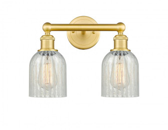 Caledonia - 2 Light - 14 inch - Satin Gold - Bath Vanity Light (3442|616-2W-SG-G2511)
