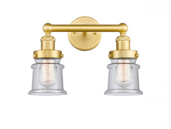 Canton - 2 Light - 14 inch - Satin Gold - Bath Vanity Light (3442|616-2W-SG-G184S)