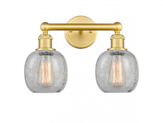 Belfast - 2 Light - 15 inch - Satin Gold - Bath Vanity Light (3442|616-2W-SG-G105)