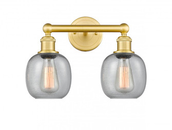 Belfast - 2 Light - 15 inch - Satin Gold - Bath Vanity Light (3442|616-2W-SG-G104)