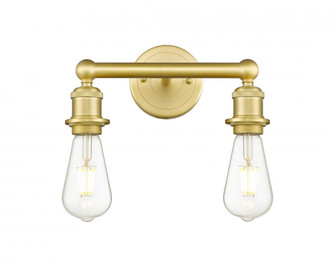 Edison - 2 Light - 11 inch - Satin Gold - Bath Vanity Light (3442|616-2W-SG)