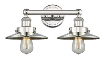 Edison - 2 Light - 17 inch - Polished Nickel - Bath Vanity Light (3442|616-2W-PN-M1-PN)