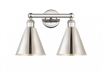 Berkshire - 2 Light - 17 inch - Polished Nickel - Bath Vanity Light (3442|616-2W-PN-MBC-8-PN)