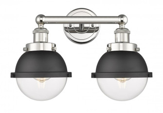 Edison - 2 Light - 16 inch - Polished Nickel - Bath Vanity Light (3442|616-2W-PN-HFS-62-BK)