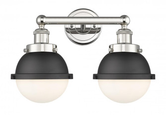 Edison - 2 Light - 16 inch - Polished Nickel - Bath Vanity Light (3442|616-2W-PN-HFS-61-BK)