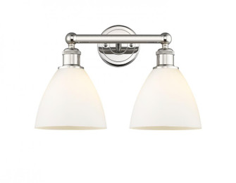 Bristol - 2 Light - 17 inch - Polished Nickel - Bath Vanity Light (3442|616-2W-PN-GBD-751)