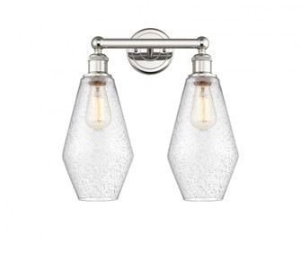 Cindyrella - 2 Light - 16 inch - Polished Nickel - Bath Vanity Light (3442|616-2W-PN-G654-7)