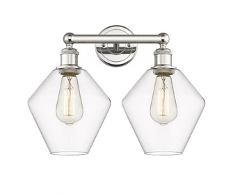 Cindyrella - 2 Light - 17 inch - Polished Nickel - Bath Vanity Light (3442|616-2W-PN-G652-8)