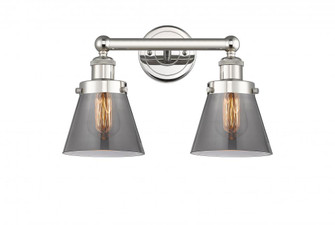 Cone - 2 Light - 15 inch - Polished Nickel - Bath Vanity Light (3442|616-2W-PN-G63)