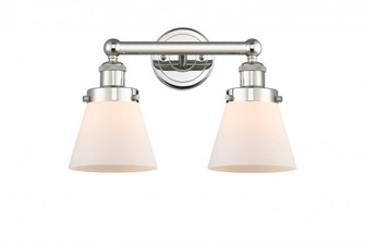 Cone - 2 Light - 15 inch - Polished Nickel - Bath Vanity Light (3442|616-2W-PN-G61)